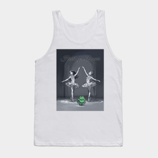 Heart of a Dancer - Frog Ballerina with Background Tank Top